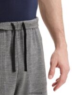 Icebreaker Men Merino Shifter Shorts Z04NXR246 Clothing Gritstone Heather - Image 4