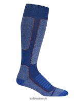 Icebreaker Men Merino Ski+ Medium Over the Calf Socks Z04NXR459 Accessories Lazurite/Espresso - Image 4