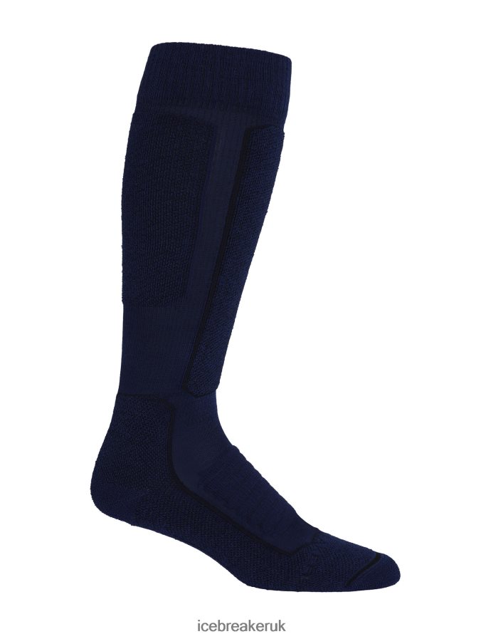 icebreaker_men_merino_ski_medium_over_the_calf_socks_z04nxr460_accessories_royal_navy_black.jpg Icebreaker Men Merino Ski+ Medium Over the Calf Socks Z04NXR460 Accessories Royal Navy/Black - Image 1