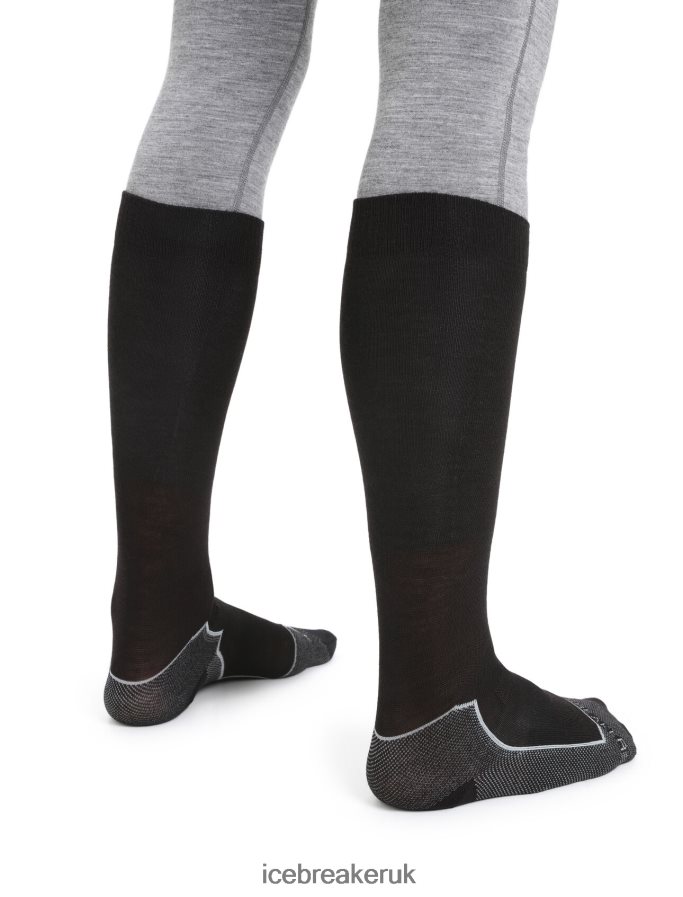 Icebreaker Men Merino Ski+ Ultralight Over the Calf Socks Z04NXR296 Accessories Black - Image 2