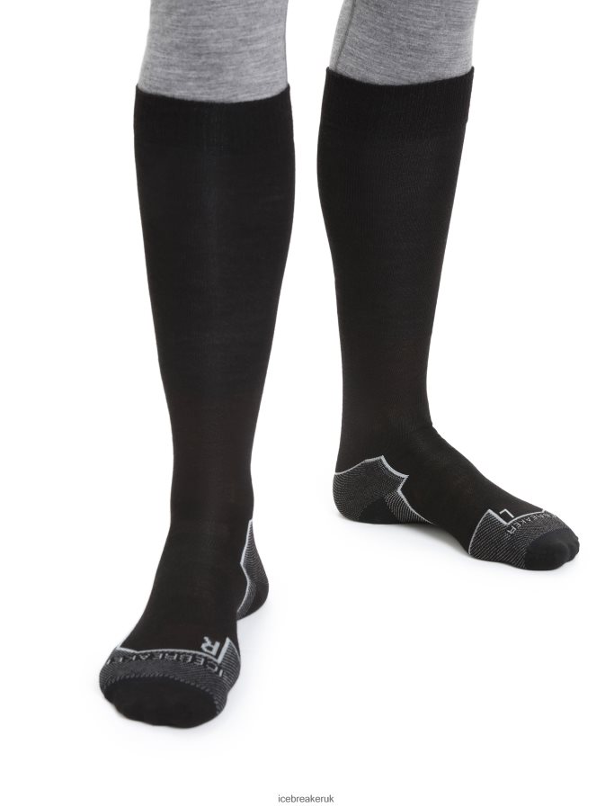 icebreaker_men_merino_ski_ultralight_over_the_calf_socks_z04nxr296_accessories_black.jpg Icebreaker Men Merino Ski+ Ultralight Over the Calf Socks Z04NXR296 Accessories Black - Image 1