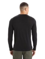 Icebreaker Men Merino Sphere II Long Sleeve T-Shirt Z04NXR187 Clothing Black - Image 2