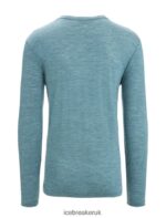 Icebreaker Men Merino Sphere II Long Sleeve T-Shirt Z04NXR188 Clothing Green Glory Heather - Image 7
