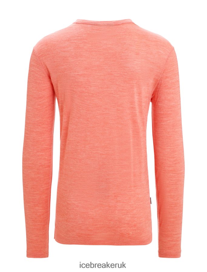 Icebreaker Men Merino Sphere II Long Sleeve T-Shirt Z04NXR189 Clothing Vibrant Earth Heather - Image 7