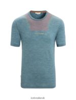 Icebreaker Men Merino Sphere II Short Sleeve T-Shirt Hitt Z04NXR84 Clothing Green Glory Heather - Image 6