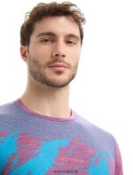 Icebreaker Men Merino Sphere II Short Sleeve T-Shirt Trail Z04NXR43 Clothing Go Berry Heather - Image 4