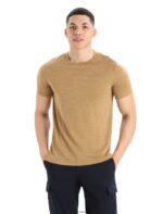 Icebreaker Men Merino Sphere II Short Sleeve T-Shirt Z04NXR385 Clothing Clove Heather