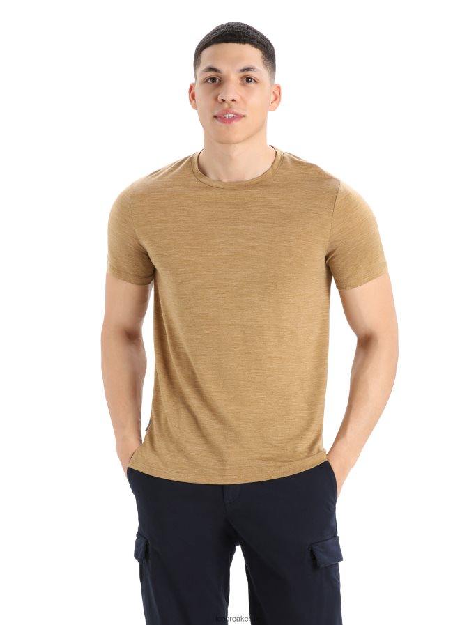 Icebreaker Men Merino Sphere II Short Sleeve T-Shirt Z04NXR385 Clothing Clove Heather - Image 1