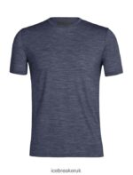 Icebreaker Men Merino Sphere II Short Sleeve T-Shirt Z04NXR5 Clothing Midnight Heather - Image 4
