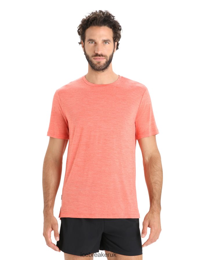 icebreaker_men_merino_sphere_ii_short_sleeve_t_shirt_z04nxr8_clothing_vibrant_earth_heather.jpg Icebreaker Men Merino Sphere II Short Sleeve T-Shirt Z04NXR8 Clothing Vibrant Earth Heather - Image 1