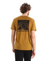 Icebreaker Men Merino Tech Lite II Short Sleeve T-Shirt Alp Ascension Z04NXR376 Clothing Clove
