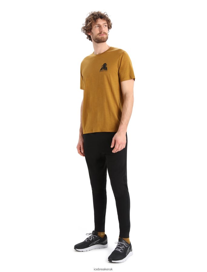 Icebreaker Men Merino Tech Lite II Short Sleeve T-Shirt Alp Ascension Z04NXR376 Clothing Clove - Image 3