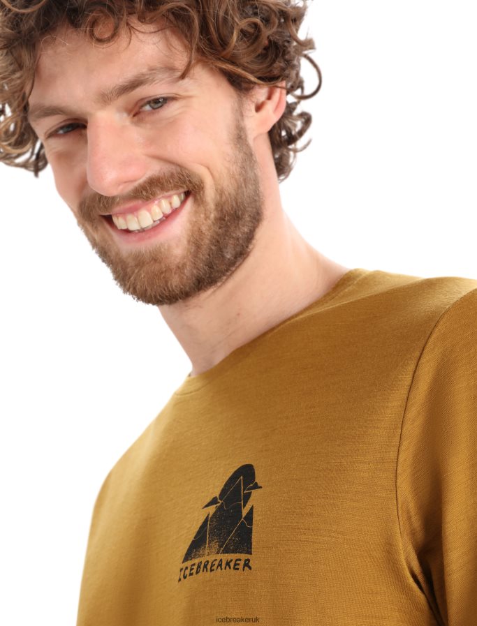 Icebreaker Men Merino Tech Lite II Short Sleeve T-Shirt Alp Ascension Z04NXR376 Clothing Clove - Image 4