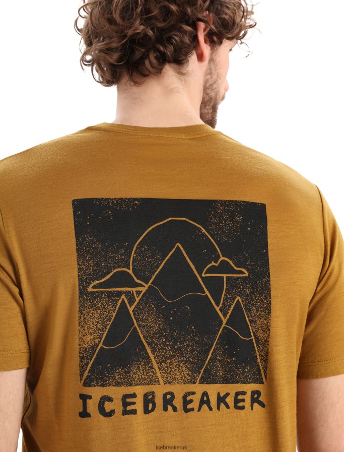 Icebreaker Men Merino Tech Lite II Short Sleeve T-Shirt Alp Ascension Z04NXR376 Clothing Clove - Image 5