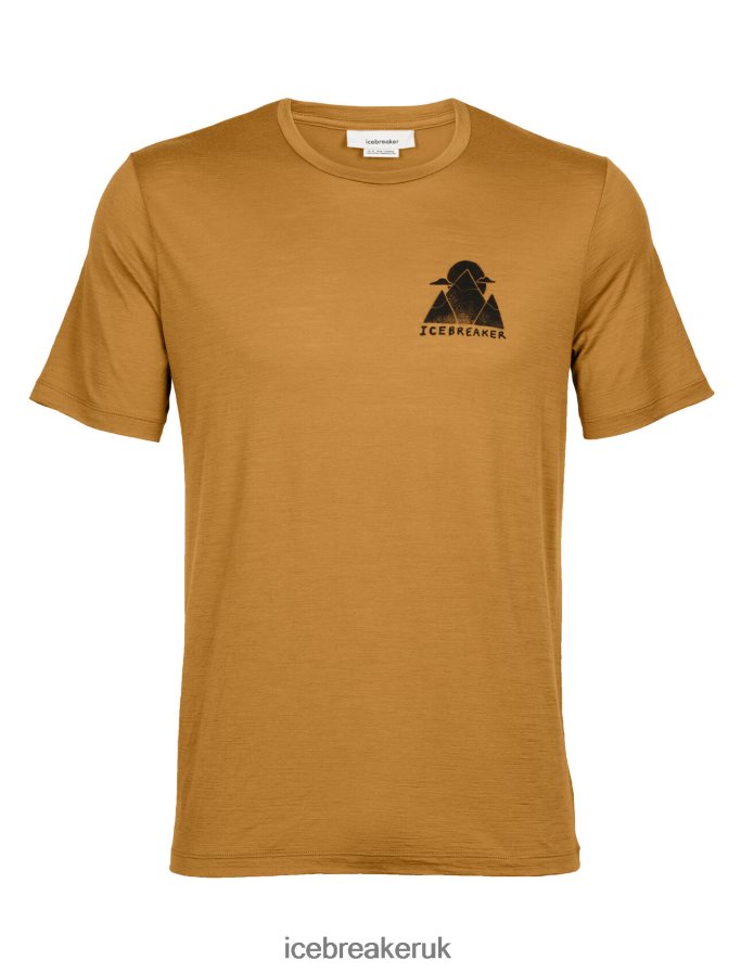 Icebreaker Men Merino Tech Lite II Short Sleeve T-Shirt Alp Ascension Z04NXR376 Clothing Clove - Image 6