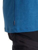 Icebreaker Men Merino Tech Lite II Short Sleeve T-Shirt Forest Wall Z04NXR478 Clothing Azul - Image 5