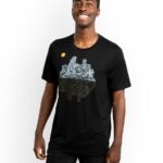 Icebreaker Men Merino Tech Lite II Short Sleeve T-Shirt Local Tee Portland Z04NXR486 Clothing Black