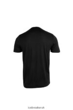 Icebreaker Men Merino Tech Lite II Short Sleeve T-Shirt Local Tee Portland Z04NXR486 Clothing Black - Image 5