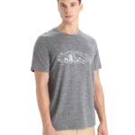 Icebreaker Men Merino Tech Lite II Short Sleeve T-Shirt Nature Sprint Z04NXR54 Clothing Gritstone Heather