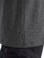Icebreaker Men Merino Tech Lite II Short Sleeve T-Shirt Paddle Lines Z04NXR475 Clothing Gritstone Heather - Image 5