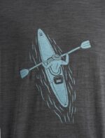 Icebreaker Men Merino Tech Lite II Short Sleeve T-Shirt Paddle Lines Z04NXR475 Clothing Gritstone Heather - Image 6