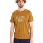 Icebreaker Men Merino Tech Lite II Short Sleeve T-Shirt Plastic Free Z04NXR421 Clothing Clove