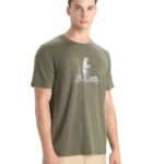 Icebreaker Men Merino Tech Lite II Short Sleeve T-Shirt Polar Paddle Z04NXR67 Clothing Loden
