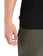 Icebreaker Men Merino Tech Lite II Short Sleeve T-Shirt Remarkable Range Z04NXR411 Clothing Black - Image 5