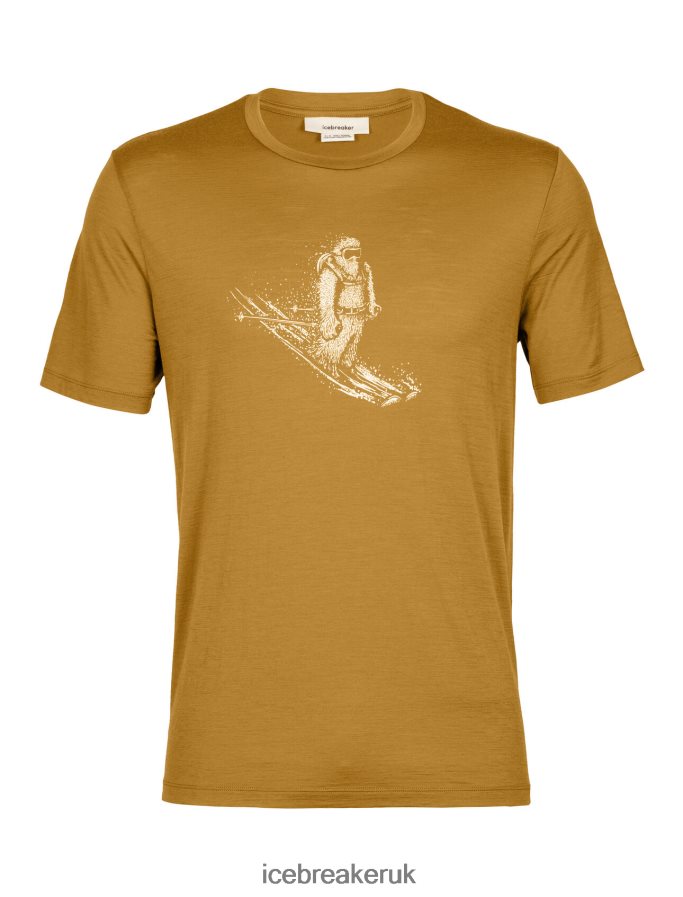 Icebreaker Men Merino Tech Lite II Short Sleeve T-Shirt Skiing Yeti Z04NXR363 Clothing Clove - Image 7
