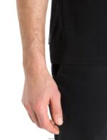 Icebreaker Men Merino Tech Lite II Short Sleeve T-Shirt Story Z04NXR380 Clothing Black - Image 5