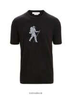 Icebreaker Men Merino Tech Lite II Short Sleeve T-Shirt Trail Hiker Z04NXR36 Clothing Black - Image 6