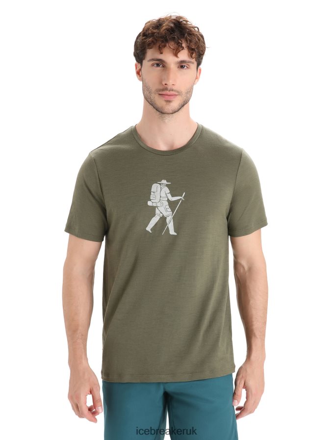 icebreaker_men_merino_tech_lite_ii_short_sleeve_t_shirt_trail_hiker_z04nxr38_clothing_loden.jpg Icebreaker Men Merino Tech Lite II Short Sleeve T-Shirt Trail Hiker Z04NXR38 Clothing Loden - Image 1