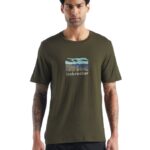 Icebreaker Men Merino Tech Lite II Short Sleeve T-Shirt Trailhead Z04NXR473 Clothing Loden