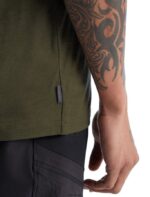 Icebreaker Men Merino Tech Lite II Short Sleeve T-Shirt Trailhead Z04NXR473 Clothing Loden - Image 5