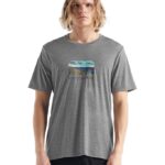 Icebreaker Men Merino Tech Lite II Short Sleeve T-Shirt Trailhead Z04NXR474 Clothing Metro Heather