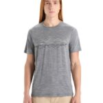 Icebreaker Men Merino Tech Lite II Short Sleeve T-Shirt Z04NXR32 Clothing Gritstone Heather