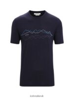 Icebreaker Men Merino Tech Lite II Short Sleeve T-Shirt Z04NXR33 Clothing Midnight Navy - Image 6
