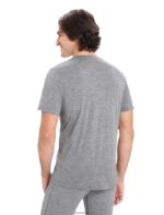 Icebreaker Men Merino Tech Lite II Short Sleeve Tee Z04NXR23 Clothing Gritstone Heather - Image 2