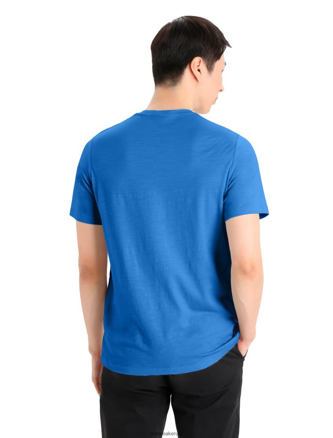 Icebreaker Men Merino Tech Lite II Short Sleeve Tee Z04NXR26 Clothing Lazurite - Image 2