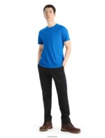 Icebreaker Men Merino Tech Lite II Short Sleeve Tee Z04NXR26 Clothing Lazurite - Image 3