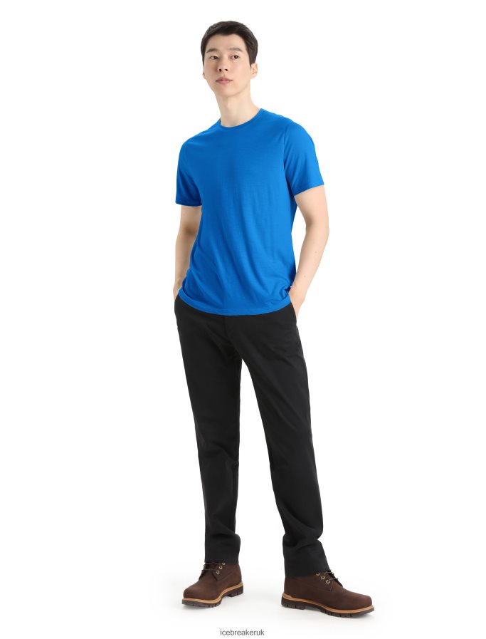 Icebreaker Men Merino Tech Lite II Short Sleeve Tee Z04NXR26 Clothing Lazurite - Image 3