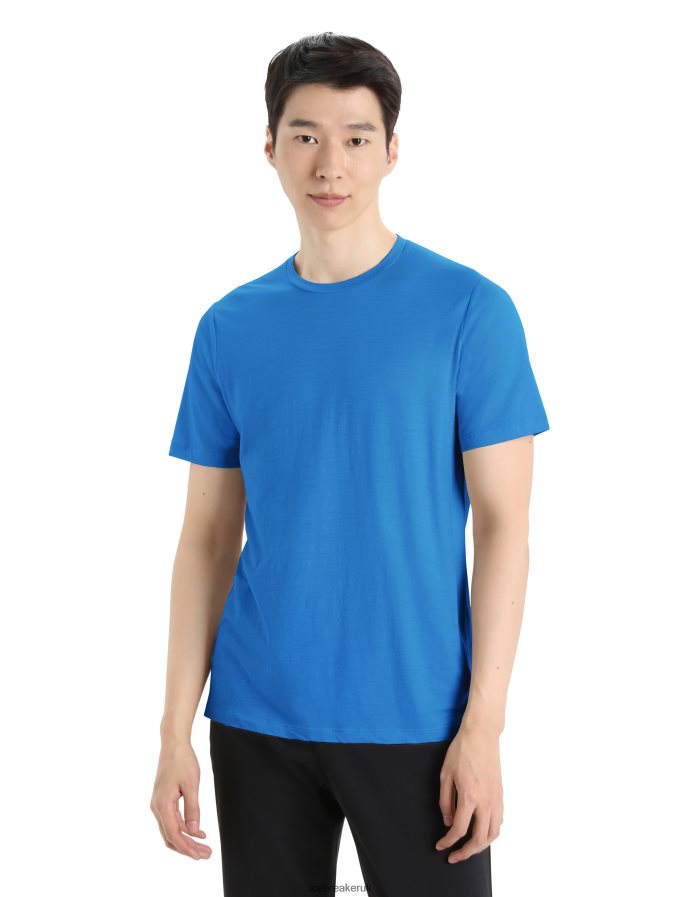 icebreaker_men_merino_tech_lite_ii_short_sleeve_tee_z04nxr26_clothing_lazurite.jpg Icebreaker Men Merino Tech Lite II Short Sleeve Tee Z04NXR26 Clothing Lazurite - Image 1