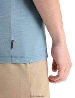 Icebreaker Men Merino Tech Lite II Short Sleeve Tee Z04NXR27 Clothing Astral Blue - Image 5