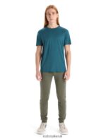Icebreaker Men Merino Tech Lite II Short Sleeve Tee Z04NXR29 Clothing Green Glory - Image 3