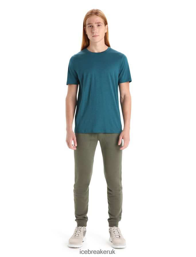 Icebreaker Men Merino Tech Lite II Short Sleeve Tee Z04NXR29 Clothing Green Glory - Image 3