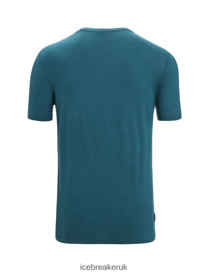 Icebreaker Men Merino Tech Lite II Short Sleeve Tee Z04NXR29 Clothing Green Glory - Image 7