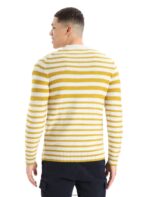 Icebreaker Men Merino Waypoint Crewe Sweater Z04NXR391 Clothing Ecru Heather/Silent Gold - Image 2