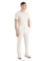 Icebreaker Men MerinoFine Interlock Pants Z04NXR423 Clothing Ecru Heather - Image 3