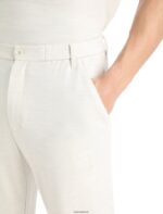 Icebreaker Men MerinoFine Interlock Pants Z04NXR423 Clothing Ecru Heather - Image 4
