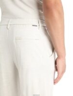 Icebreaker Men MerinoFine Interlock Pants Z04NXR423 Clothing Ecru Heather - Image 5